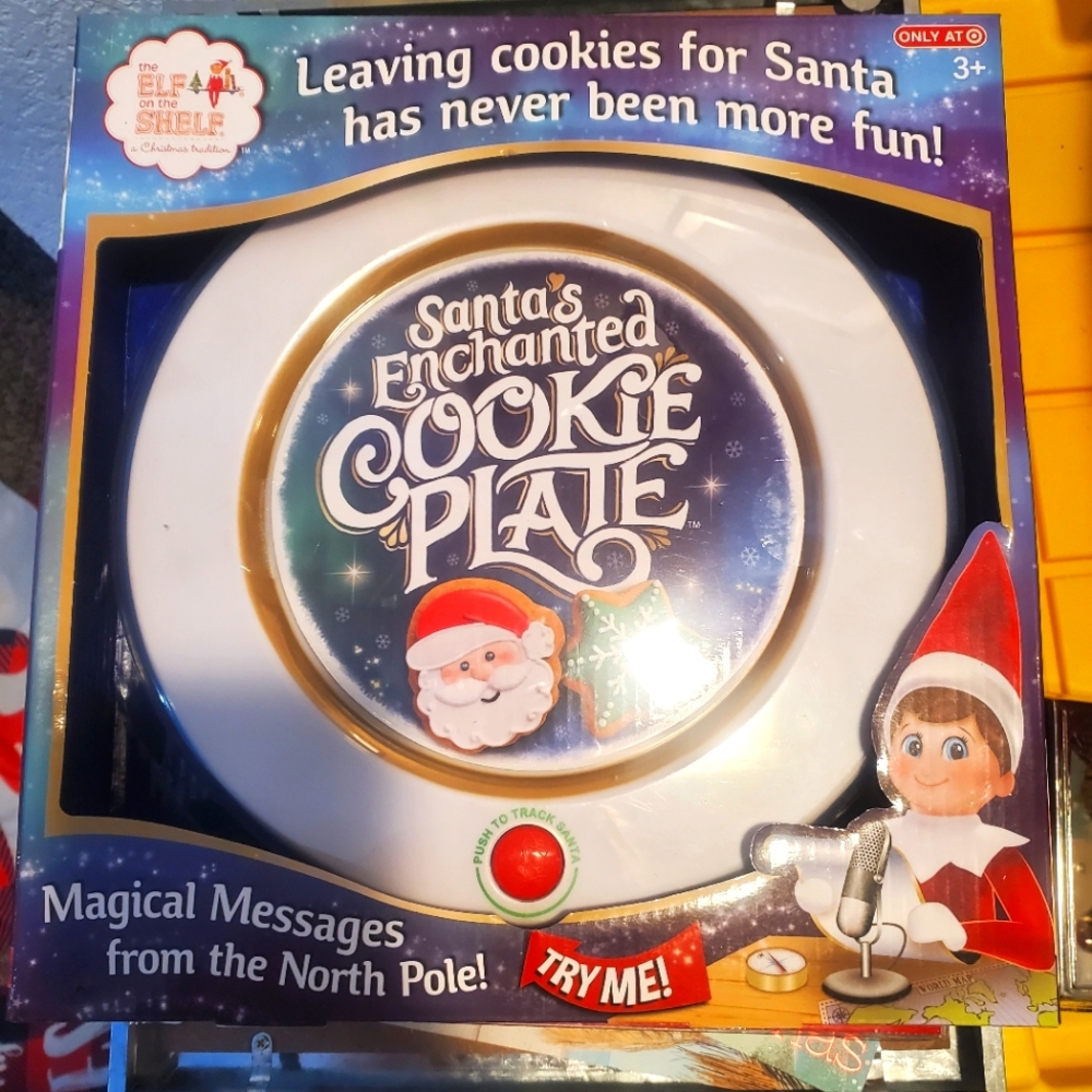 Santa's Enchanted Cookie Plate